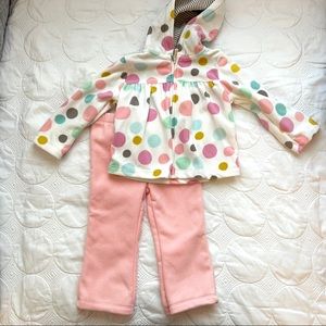 NWOT Baby Girl Fleece Set